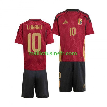 Maillot de Foot Belgique Romelu Lukaku 10 Domicile UEFA EURO 2024 - Enfant